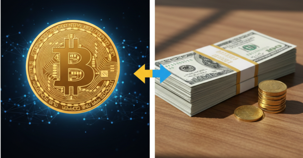 क्रिप्टोकरेंसी और फेडरल (फिएट) करेंसी में क्या अंतर है?